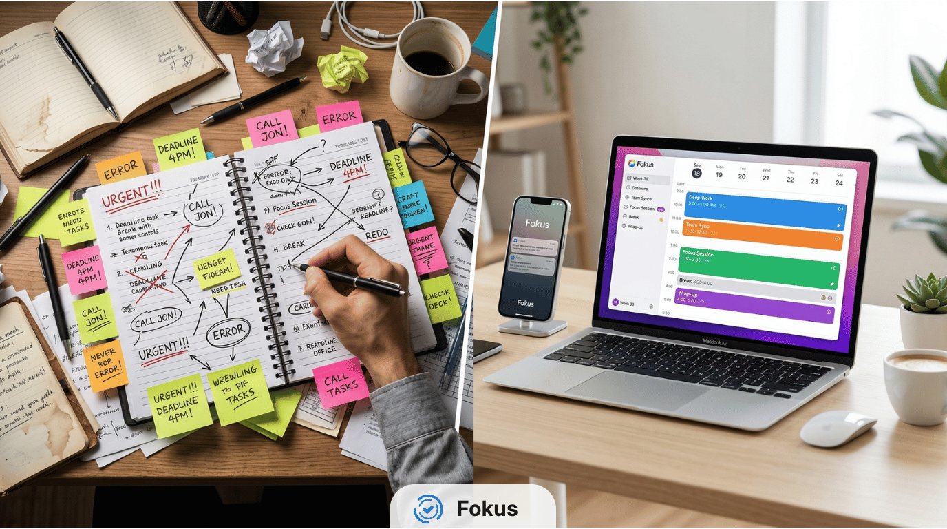 Tagesplaner-Guide für Berufstätige: Warum KI starre Planung schlägt
