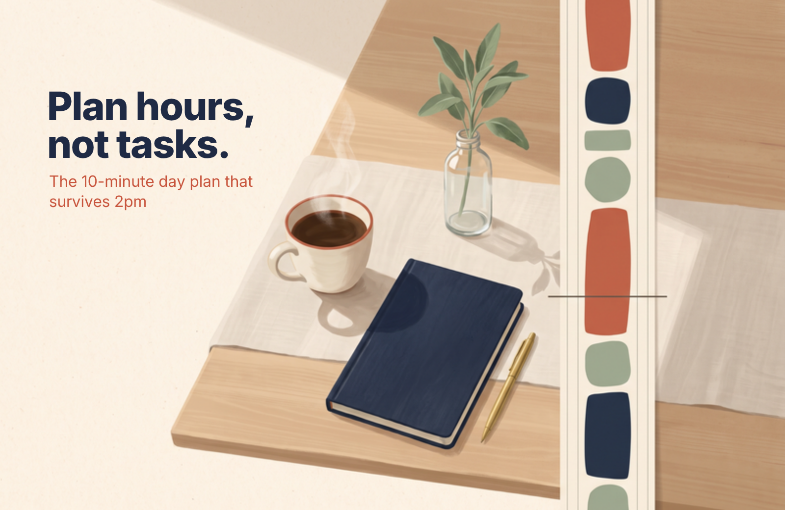 Day Planning: The 10-Minute Routine That Survives 2pm