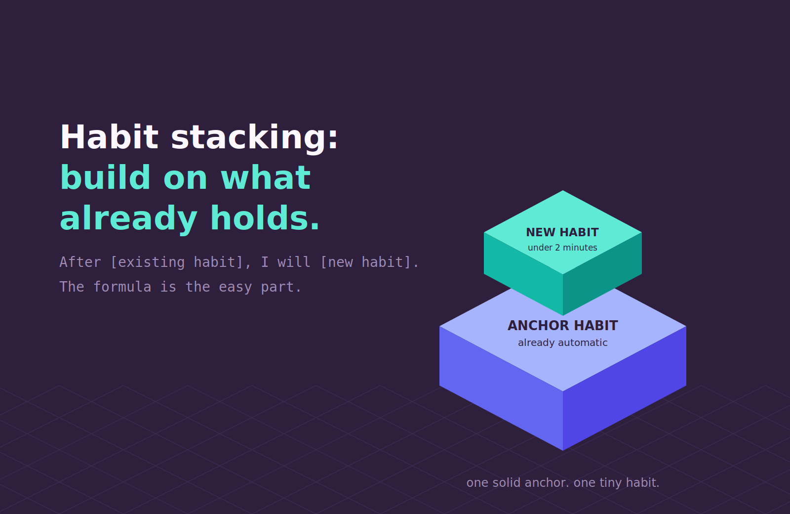 Habit Stacking: Warum Stapel brechen und wie sie halten