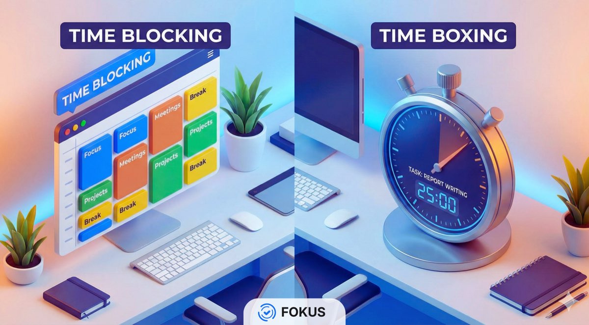 Time Boxing vs. Time Blocking: What’s the Difference?