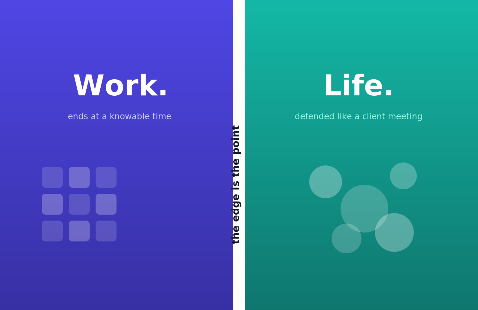 Work-Life Balance Is a Calendar Problem. Treat It There.
